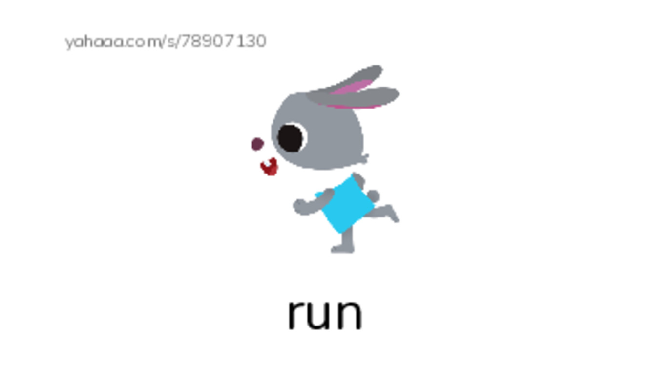 Action Verbs PDF index cards with images