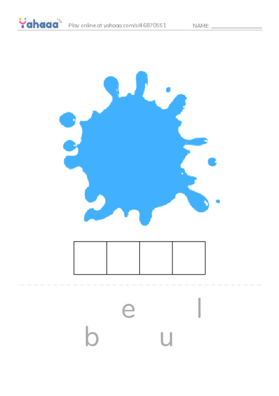 Colors  PDF word puzzles worksheet