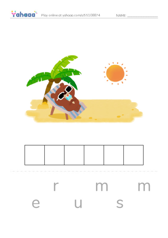 Seasons PDF word puzzles worksheet