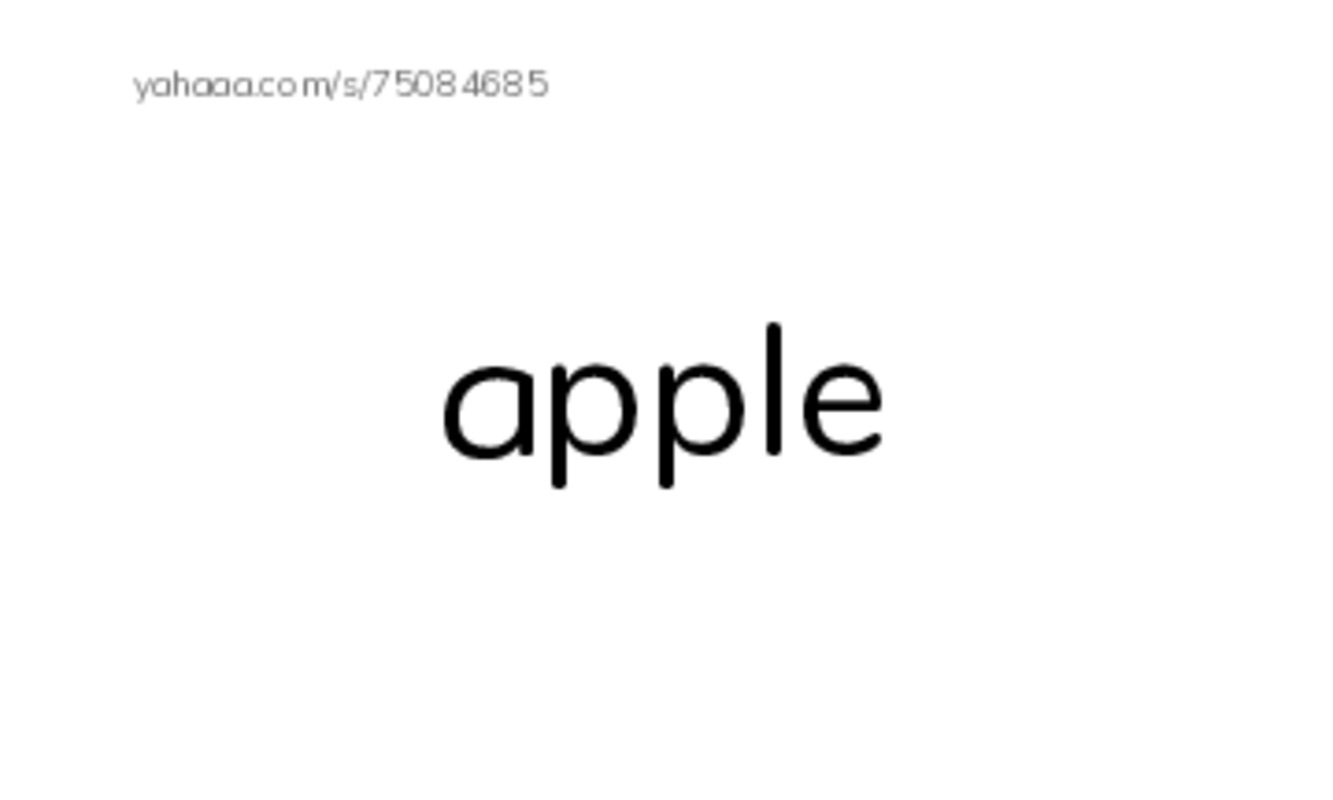 ABC words  PDF index cards word only