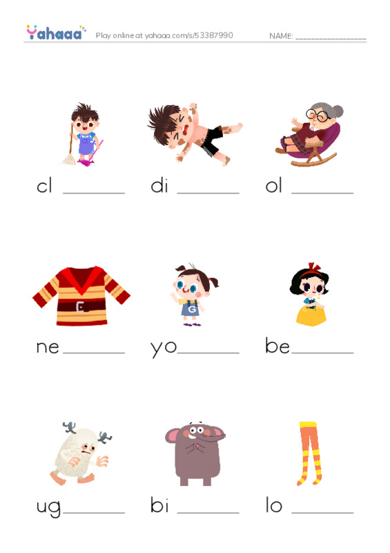 Adjectives -2 PDF worksheet to fill in words gaps