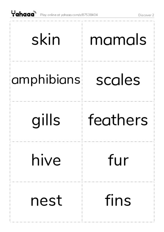 Discover  PDF two columns flashcards