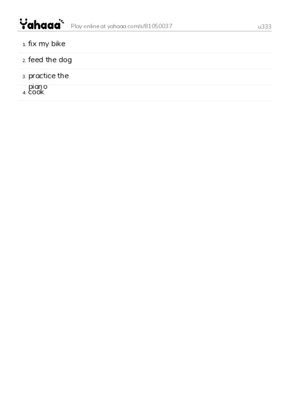u333 PDF words glossary