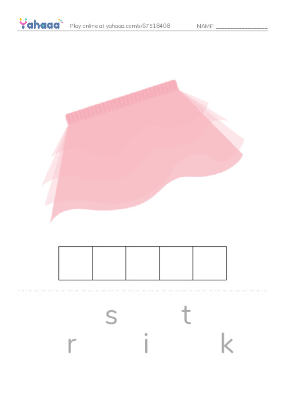 Clothes vocabulary PDF word puzzles worksheet